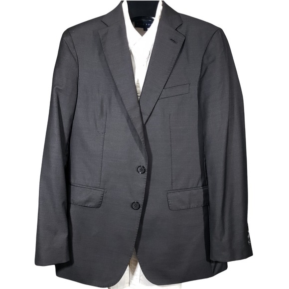 Peter Millar Blazer Mens 40R Gray Wool Sport Coat Excursionist Flex 150s Jacket